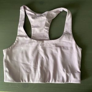 Lavender girlfriend collective sports bra